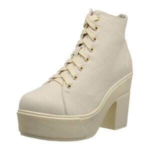 Dirty Laundry by Chinese Laundry "Campus Queen" Canvas Combat Ankle Boot 9